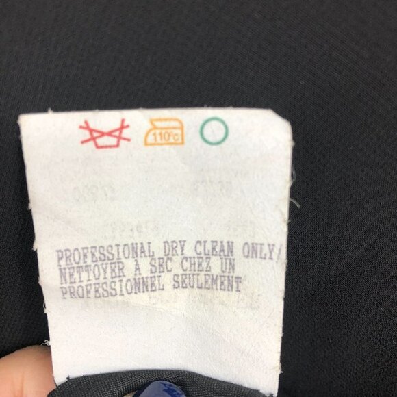 Lori Ann Montreal Vintage Black sleeveless tiered midi  dress sequin broach 8 - Picture 9 of 16